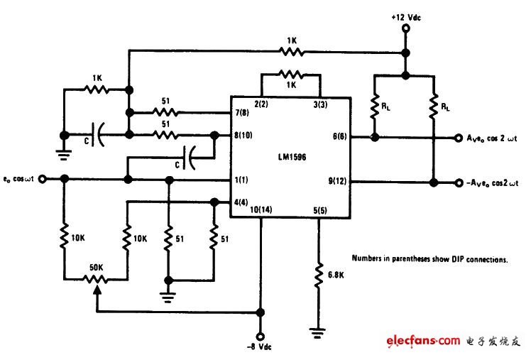 寬波段倍頻器電路