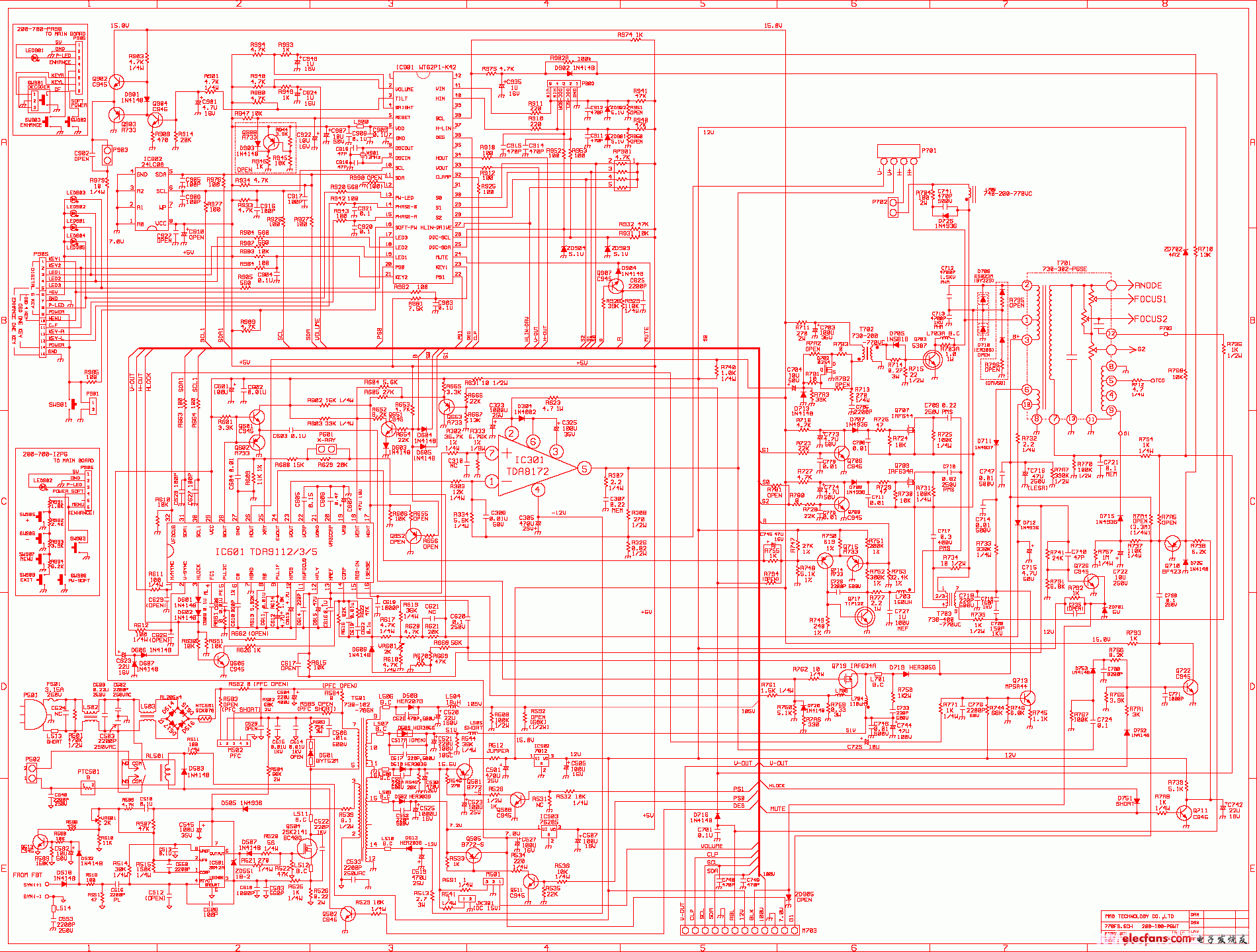 770FS顯示器圖紙