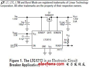 無需檢測(cè)電阻的小型DFN封裝電路斷路器