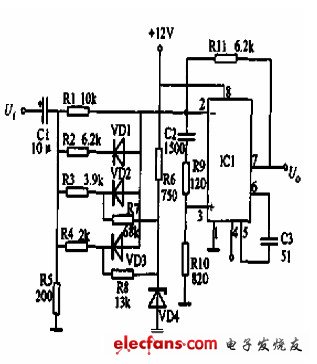 平方律變換器電路