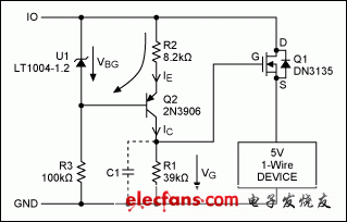 圖7. 帶有帶隙基準的保護電路