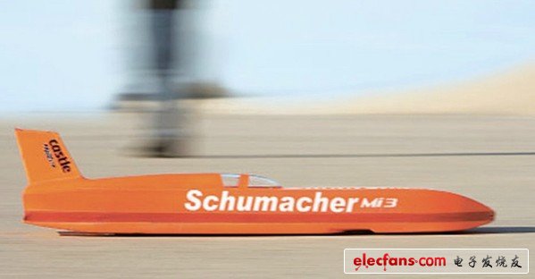 遙控電動(dòng)車 2008年，由尼克。凱斯設(shè)計(jì)的一款外形酷似子彈頭的遙控汽車創(chuàng)下161.76英里每小時(shí)的紀(jì)錄