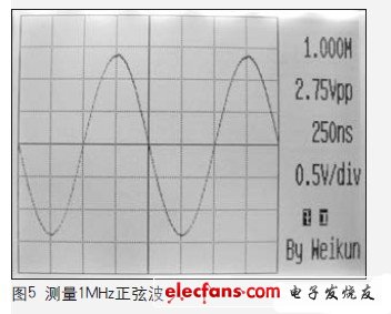 由于采用320×240分辨率的顯示器，所以顯示波形非常細(xì)致