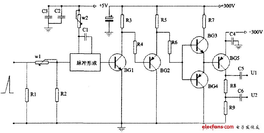-300V大脈寬可調(diào)電路