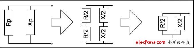 圖3 并聯(lián)電路轉(zhuǎn)換成單端等效電路