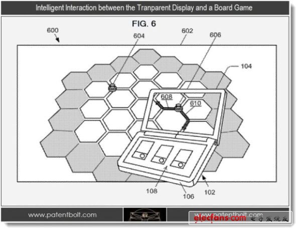 用透明顯示屏玩游戲。
