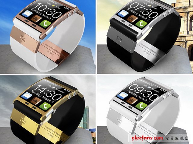 智能手機(jī)同步手表： “i‘m watch”是由意大利blue sky技術(shù)設(shè)計事務(wù)所設(shè)計的一款觸摸屏腕表