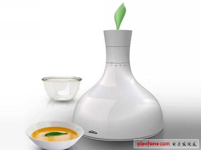 新型花瓶微波爐:這款由Modern Twist Studio設(shè)計(jì)師Woo Seokmoon設(shè)計(jì)的新型花瓶微波爐