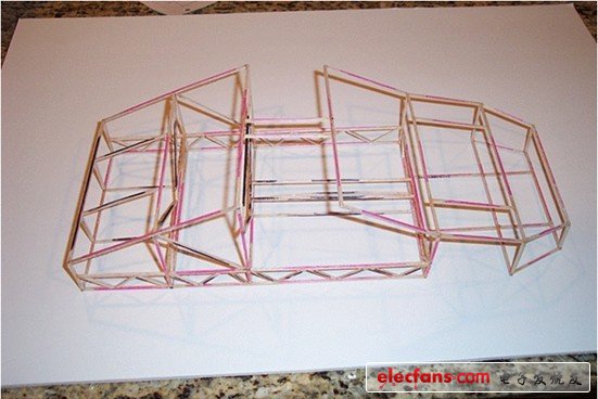 輕質(zhì)木材模式的架構去驗證其幾何設計的穩(wěn)定性