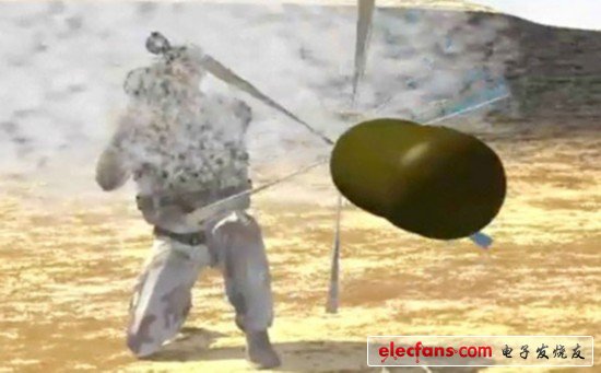 流體動(dòng)力學(xué)磁發(fā)電機(jī)爆炸裝置 在地面上，人類戰(zhàn)士如果裝備有這些子彈，那么跟小小的綠色敵手對(duì)陣時(shí)還是有優(yōu)勢(shì)的