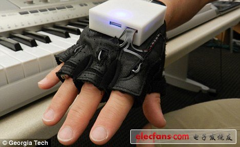 無線電音樂手套由佐治亞理工學院的研究人員與Shepherd中心的研究者合作研制。