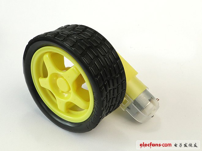 減速電機(jī)部分的輪胎外皮可直接帶線（適合較光滑的線）