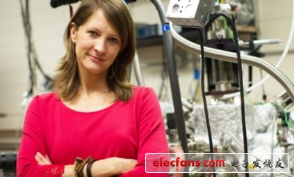 物理系研究生夏洛特·桑德斯（Charlotte Sanders）與Ken Shih教授的研究幫助開發(fā)出世界上最小的納米激光器。