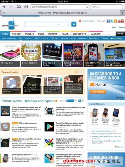 三星Note 10.1對決iPad 3 綜合實力蘋果占優(yōu)