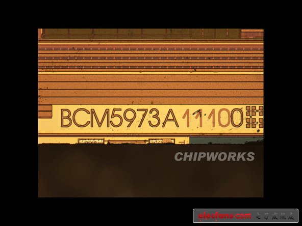 在NVM內(nèi)的博通 I/O 控制器 （用在觸控屏上）。