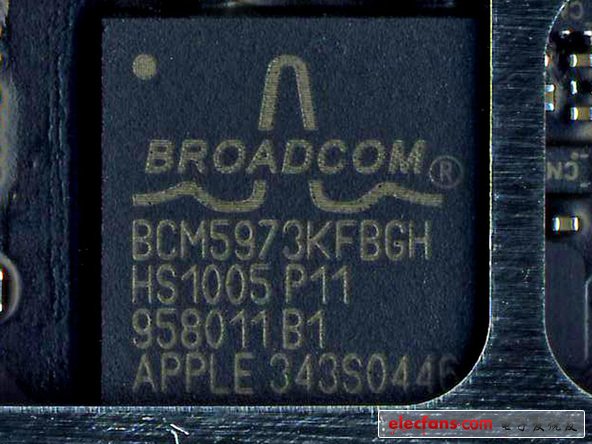 在NVM內(nèi)的博通 I/O 控制器 （用在觸控屏上）。