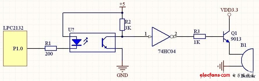 圖7 報警電路。
