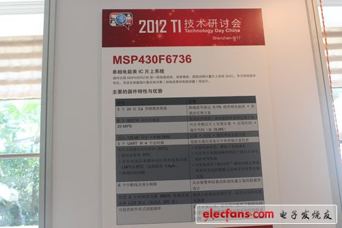 專用于智能抄表系統(tǒng)的德州儀器單向電表IC SoC解決方案——MSP430F6736。