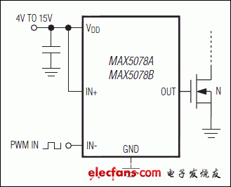 MAX5078:典型工作電路