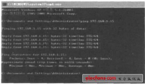 圖6 RFID 連入局域網(wǎng)結(jié)果