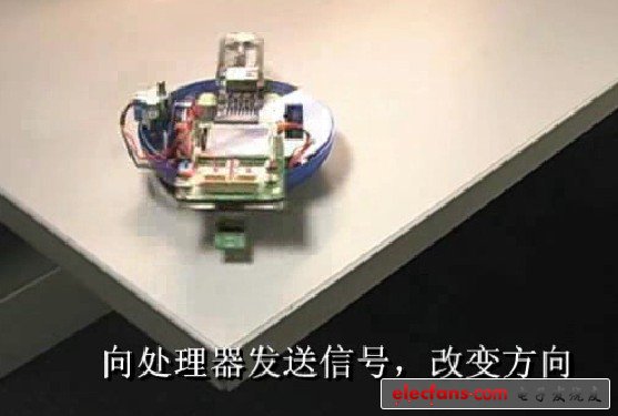 圖019 向處理器發(fā)送信號(hào)、改變方向