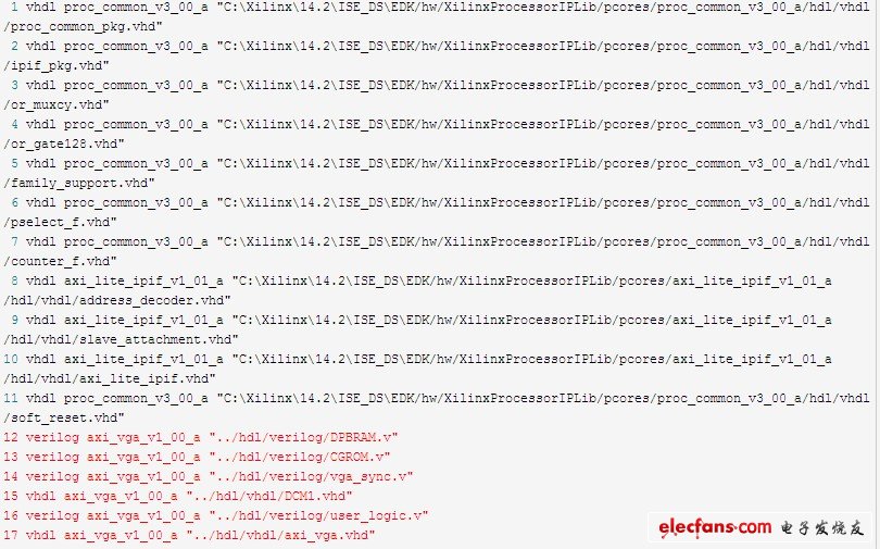 修改完的.prj文件內容