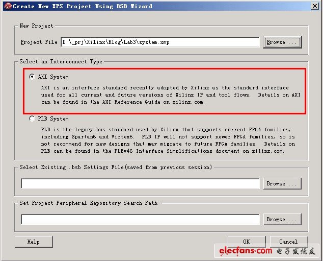 啟動XPS，創(chuàng)建Lab3工程