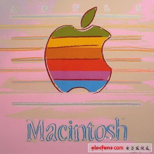 安迪·沃霍爾的絲網(wǎng)印刷蘋果logo