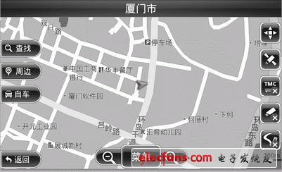 圖3 車輛定位顯示的應用程序窗口