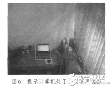 圖6 提示計(jì)算機(jī)處于無人使用狀態(tài)