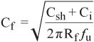 公式2顯示如何計算反饋電容以提供45°相位裕量。
