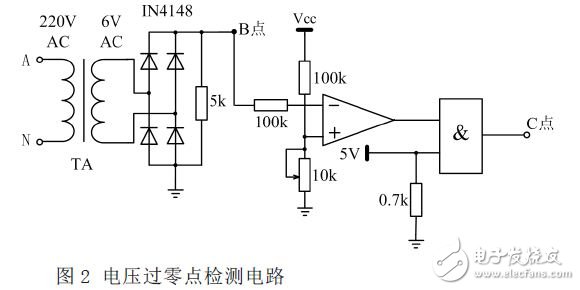 電壓過零點(diǎn)檢測電路