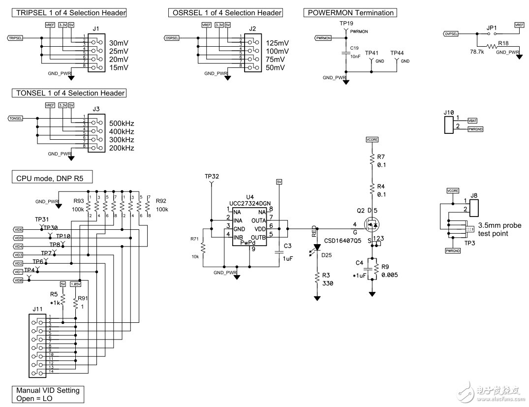 Intel IMVP6+ Atom CPU內(nèi)核電源設(shè)計(jì)電路圖
