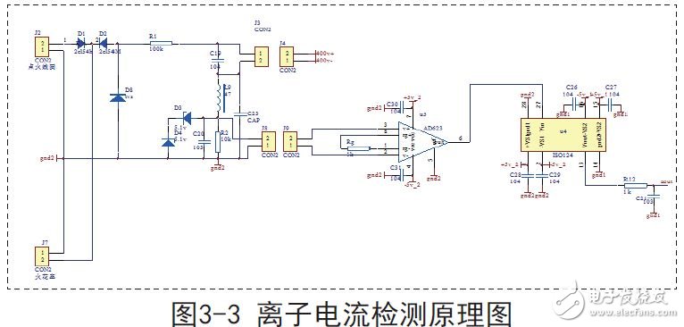 離子電流檢測原理圖