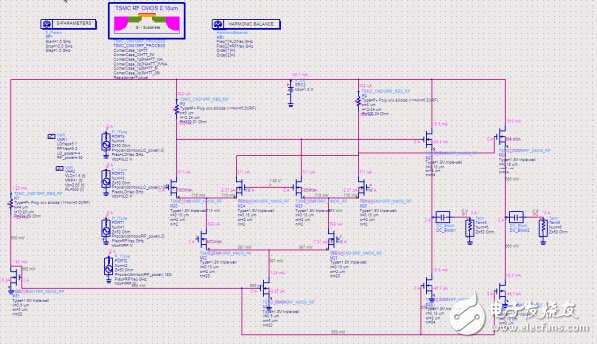 Differential Gilbert Downconverter電路設(shè)計