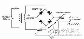 用PolySwitchTM元件實現(xiàn)過流保護 