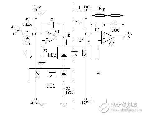 光電隔離應(yīng)用設(shè)計電路圖