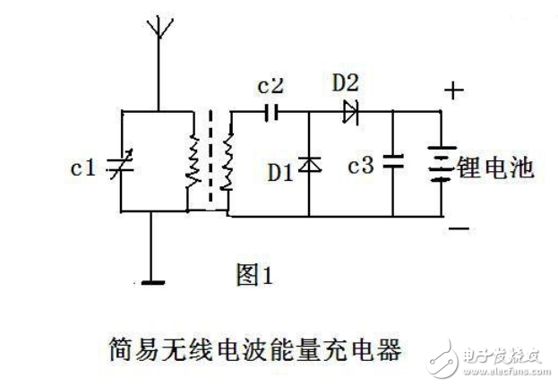電磁波無線充電電路設(shè)計圖