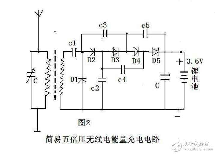 電磁波無線充電電路設(shè)計圖