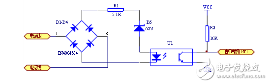遠(yuǎn)程控制振鈴檢測電路圖    