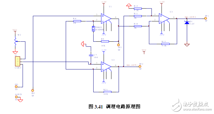 電路圖天天讀（10）：可穿戴動態(tài)心電監(jiān)護信號調理電路圖