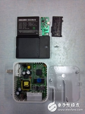 自制無(wú)線路由器，帶電池供電