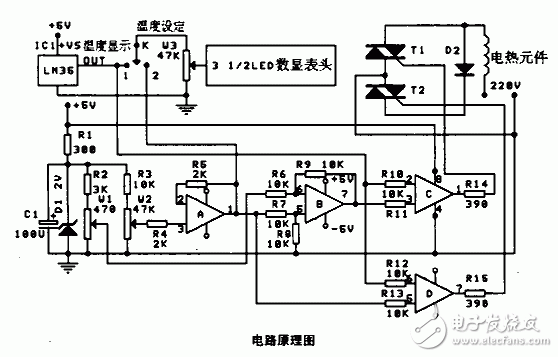 數(shù)顯溫控器電路圖大全（五款數(shù)顯溫控器電路設(shè)計(jì)原理圖詳解）