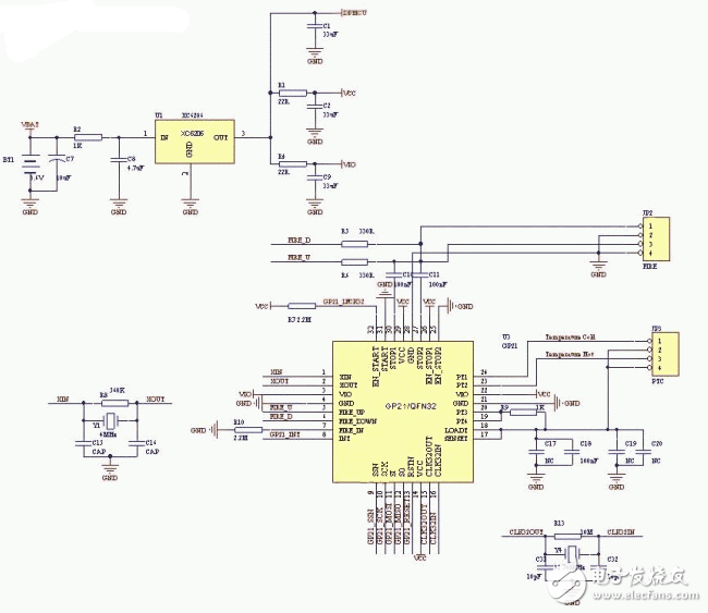 基于GP21+EFM32的超低功耗超聲波熱量表電路模塊設(shè)計(jì)