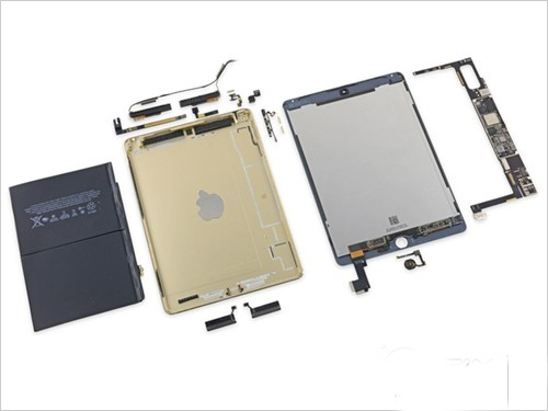 iPad Air2拆機(jī)圖文詳解，2GB內(nèi)存和NFC模組