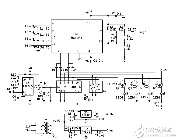 簡易智能視頻監(jiān)控切換器電路設(shè)計(jì)