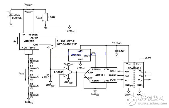 采用AD8212電流監(jiān)控器電路模塊設(shè)計