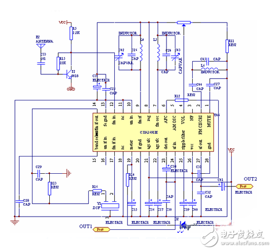 無線發(fā)送與接收呼叫系統(tǒng)電路設計 —電路圖天天讀（44）