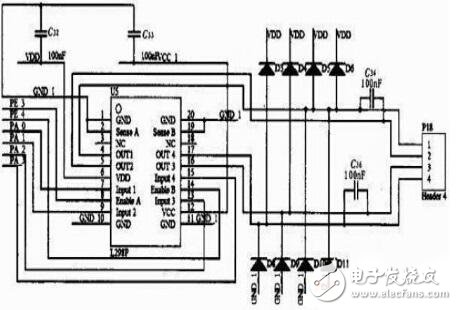 基于Atmega128單片機無人車控制系統(tǒng)電路設計