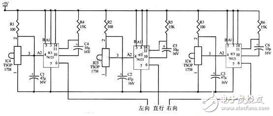 基于AT89C52自動追蹤紅外線源機(jī)器人電路設(shè)計